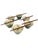 A distinctive set of six Bat Trang ceramic bowls, handcrafted in Vietnam with a beautiful contrast of deep celadon green...