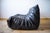 Black Togo Living Room Set in Dubai Leather by Michel Ducaroy for Ligne Roset, Set of 5 For Sale - Image 5 of 18
