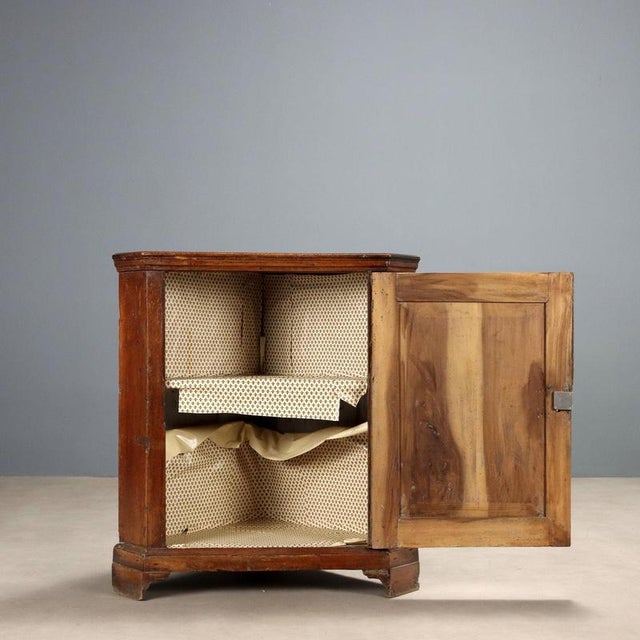 Italian Walnut Corner Unit For Sale - Image 4 of 8