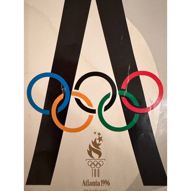 Contemporary Atlanta 1996 Centennial Olympic Games, Official Olympic Poster For Sale - Image 3 of 3
