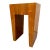 Teak End Grain Side Table For Sale