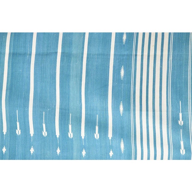 Casa Cosima Coriander Rug, 5x8, Teal & White For Sale - Image 4 of 5