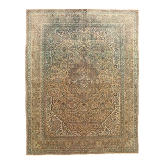 Vintage Persian Tabriz Rug - 10’00 X 12’10 For Sale