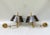 A few extraordinary and at the same time extremely rare wall lights "Bouillotte", made in France in the 1970s. The lights...