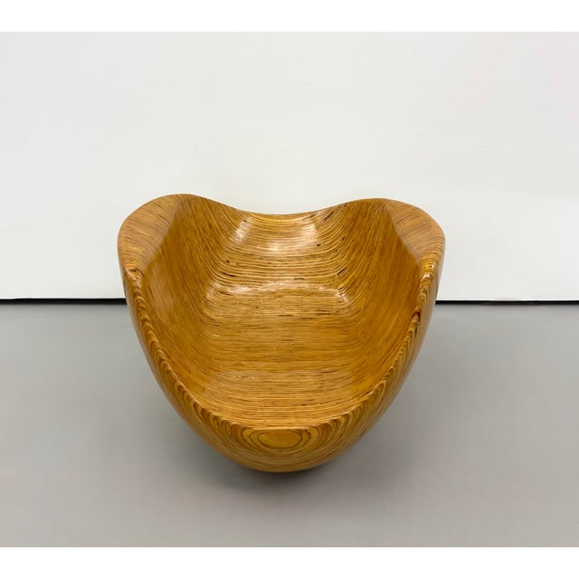 Late 20th Century Contemporary Sculptural Carved Wood Chair For Sale - Image 4 of 7