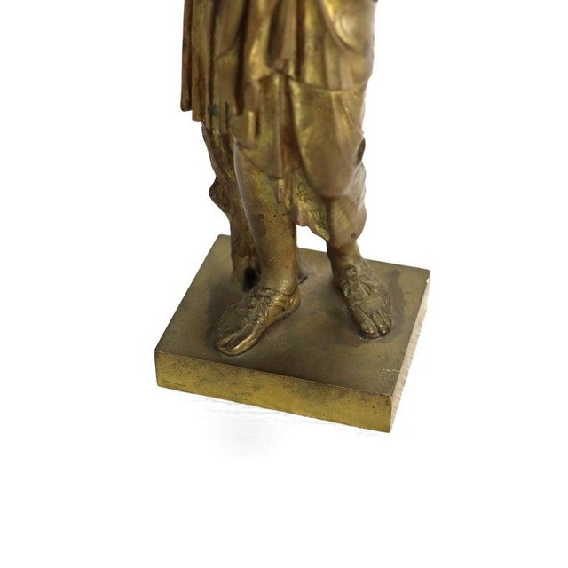 Grand Tour Antique Barbedienne Classical Grand Tour Bronze Sculpture of Diana C1890 For Sale - Image 3 of 13
