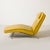 Mid-Century Modern Mid-Century Modern Chaise Lounge in Yellow Leather and Chrome Plated Steel from Montel, 2000s For Sale - Image 3 of 10