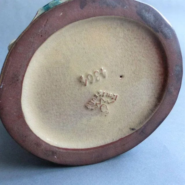 Ceramic Forest Girl Figure by Anton Kling for Karlsruher Majolika, 1935, in Flawless conditions. Designed 1920 to 1949...