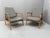 Oak and Leather Armchairs from Uluv Krásná Jizba, 1960s, Set of 2 For Sale - Image 17 of 18