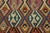 2020s Kilim Rug 6’10” X 9’9” Multicolor Wool Geometric Handwoven Oriental Carpet For Sale - Image 5 of 12