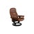 Set of Consul Armchair and Ottoman in Cognac Leather from Stressless For Sale - Image 4 of 18