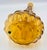 Vintage Italian Empoli Amber Glass Decanter Genie Bottle Bud Vase No Stopper For Sale In Palm Springs - Image 6 of 8