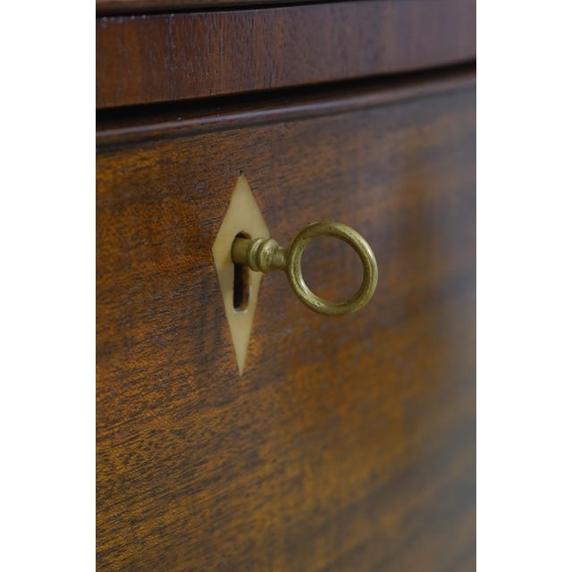 Wood Baker Colonial Williamsburg #8805 Inlaid Mahogany Chest ~ Rare For Sale - Image 7 of 18