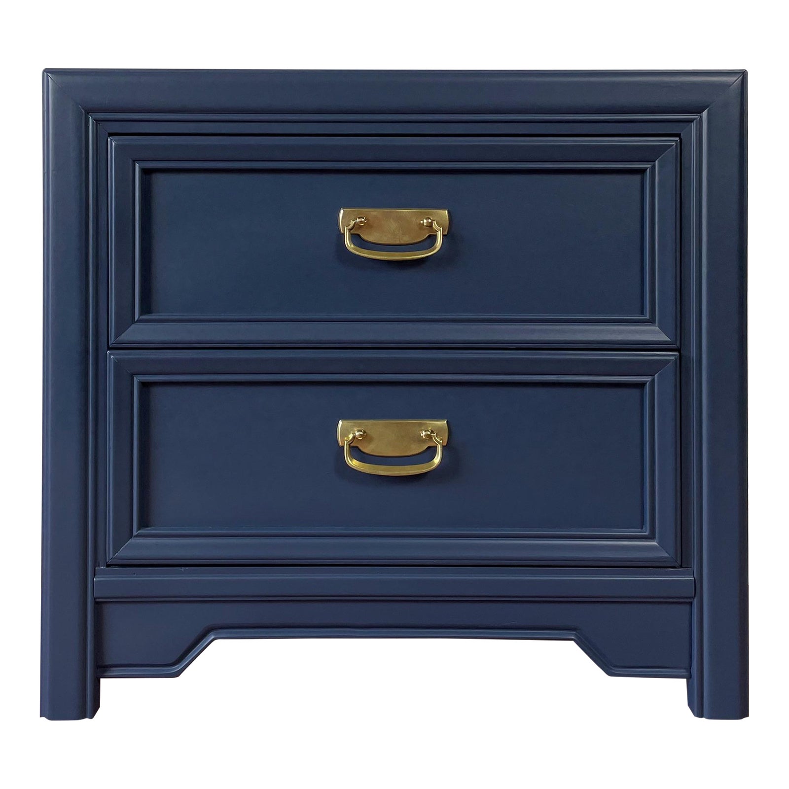 Vintage Navy Blue Nightstand Chairish