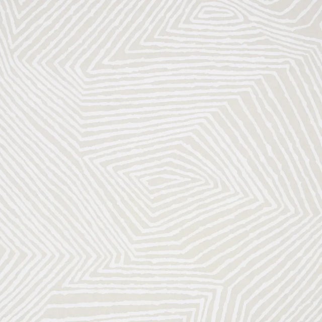 Contemporary SAMPLE - Schumacher Labyrinth Grand Wallpaper In Sandstone For Sale - Image 3 of 4