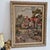 Antique Handmade Gobelin Large Victorian Needlepoint Cottage Scene Wall Art Wool Tapestry in Gilded Baroque Frame, 19th Century For Sale - Image 4 of 11