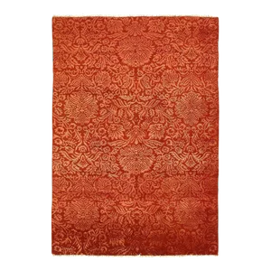 2020s Rust Modern Rug