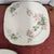 1930s Edwin Knowles “Gloria” Floral Square Luncheon Plates- Set of 6 For Sale In Chicago - Image 6 of 13