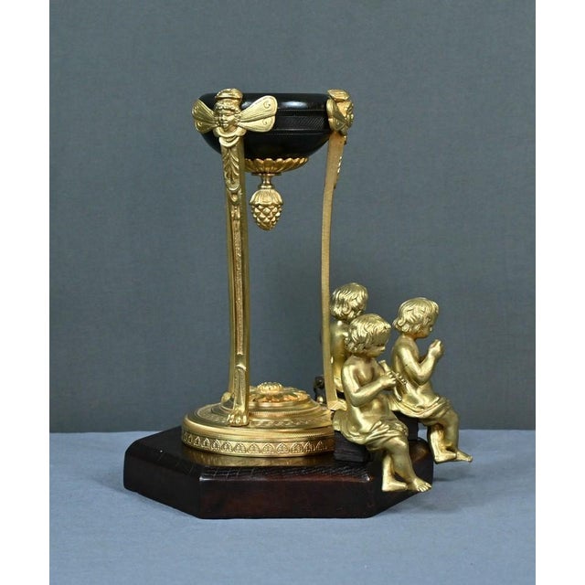 Mid-19th Century Louis XIV Bronze Cupidons Musicians Perfume Burner For Sale - Image 15 of 18