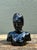 Vintage Glazed Ceramic Bust of Man For Sale - Image 4 of 12