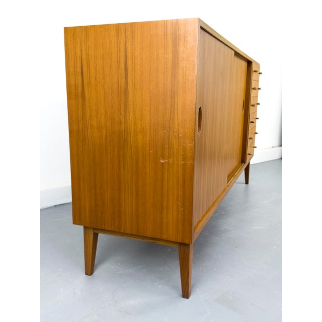 Mid-Century Walnut Sideboard by Georg Satink for WW Möbel, 1950s For Sale - Image 11 of 18