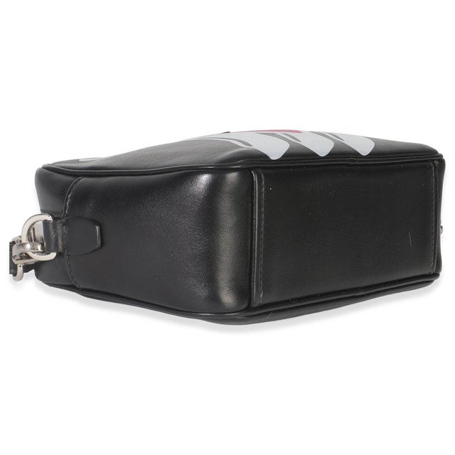 2020s Black Pink Calfskin Banana Logo Crossbody Bag For Sale - Image 5 of 8