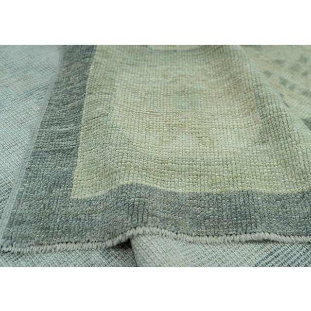 Black Turkish Oushak Rug 11'11" x 15'3" #19420 For Sale - Image 8 of 8
