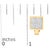 14K Yellow Gold 3-1/5 Cttw Princess Cut Diamond ¾ Square Invisible Set Grid Huggy Style Omega Back Stud Earrings (G-H Color, VS1-VS2 Clarity) For Sale In New York - Image 6 of 6