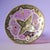 Late 19th Century Late 19th Century Moser Cranberry Glass Enameled Compote on Silver-Plated Stand For Sale - Image 5 of 6