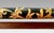 Vintage Balinese Cloth / Fabric / Tapestry Bamboo & Carved Wood Wall Hanger Indonesia For Sale In Tampa - Image 6 of 8