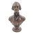 Thomas Jefferson Bronze Finish Portrait Bust Sculpture, 7.5", Dated 2003 For Sale