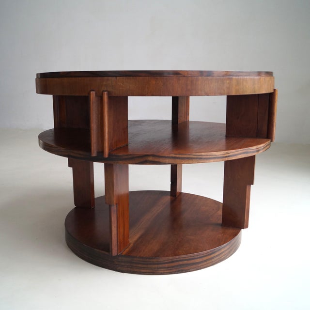 Dutch Amsterdam School Art Deco Table with Macassar Top, 1920s For Sale - Image 10 of 18
