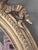 19th Century Napoleon III French Oval Gilded Mirror with Love Knot For Sale - Image 13 of 14