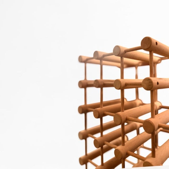 Mid-Century Modern Danish Wine Rack by Richard Nissen for Nissen Langå, 1960s For Sale - Image 3 of 7