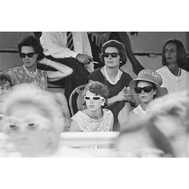 Princess Anne At Polo Princess Anne (centre) watches her brother Prince Charles and father Prince Philip playing polo in...