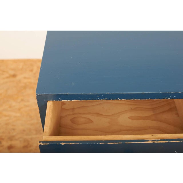 Fir Chest of Drawers with Steel Tube Legs and Wooden Ends For Sale - Image 11 of 16