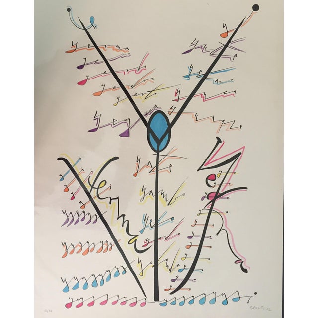 Hand Signed and numberd. Edition of 99 pieces. Hand colored. Very good condition. This piece is attributed to the...
