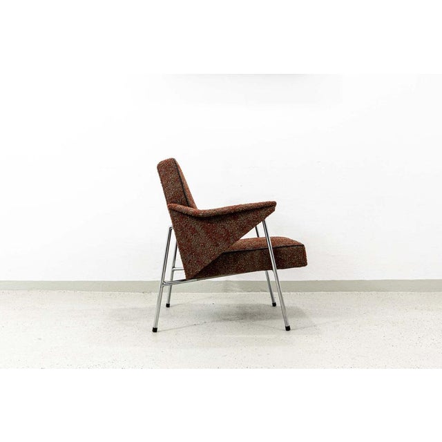 Mid-Century Modern Vintage Metal Lounge Chair, 1960s For Sale - Image 3 of 18