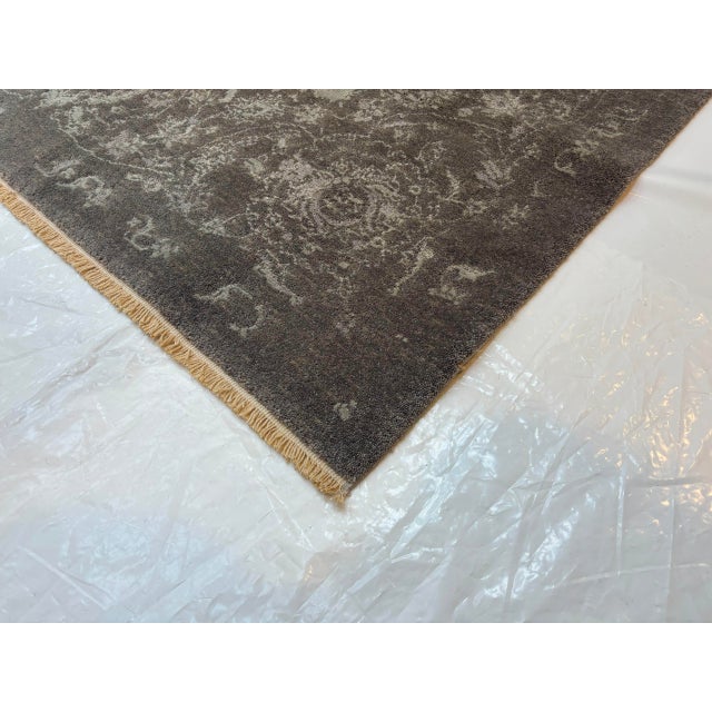 2000 - 2009 Transitional Wool Rug , 7'10" X 9'10" For Sale - Image 5 of 5