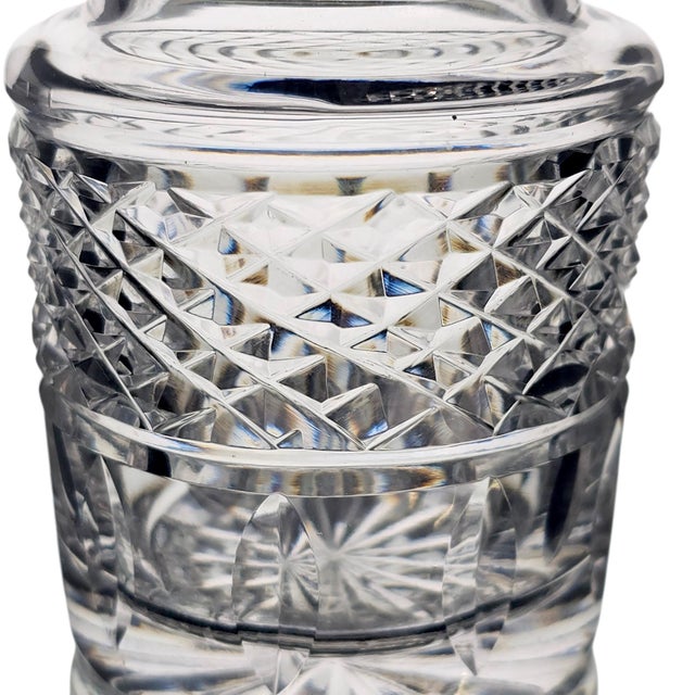 Waterford Castlemaine Irish Crystal Honey Jam Jar With Lid 4.75" For Sale - Image 13 of 14