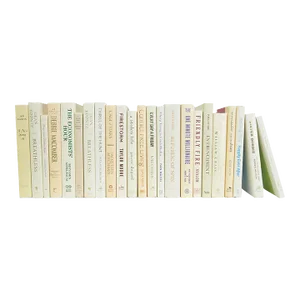 Decorative Books - Buttercream Books - Cream Books By The Foot