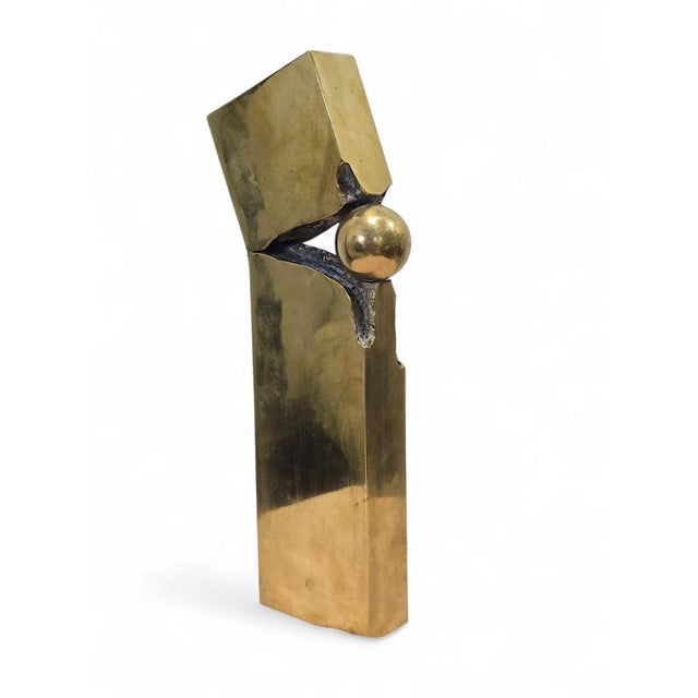 Abstract Bronze Sculpture, 1970s For Sale - Image 12 of 13