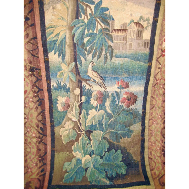 Aubusson at it s best this lovely verdure from the late 1600 hundreds present all the decorative elements that made this...