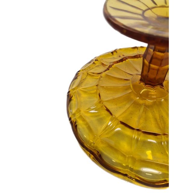 Cake Bowl on Stand from Ząbkowice Glassworks, 1970s For Sale - Image 18 of 18