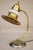 1930s 1930s Art Deco Streamline Brass Chrome Milk Glass "Halo" Table Lamp Markel Faries Era For Sale - Image 5 of 10