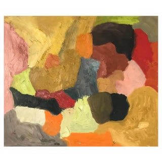 Franz Stirnimann, Abstract Composition, Oil on Canvas, 1989 For Sale