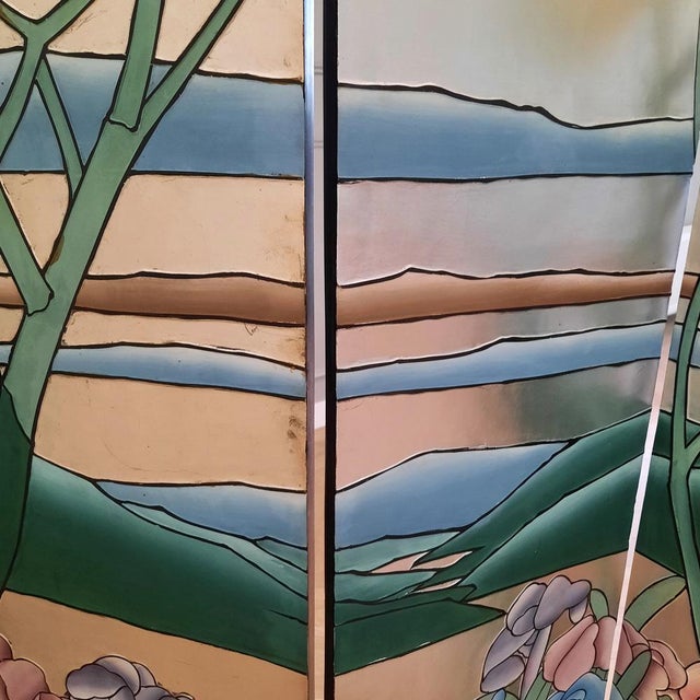 Art Deco Style Room Divider, 1980s For Sale - Image 3 of 8