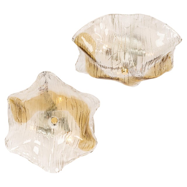 Large Austrian Flush Mount Lights from Kalmar, 1970s For Sale - Image 15 of 15
