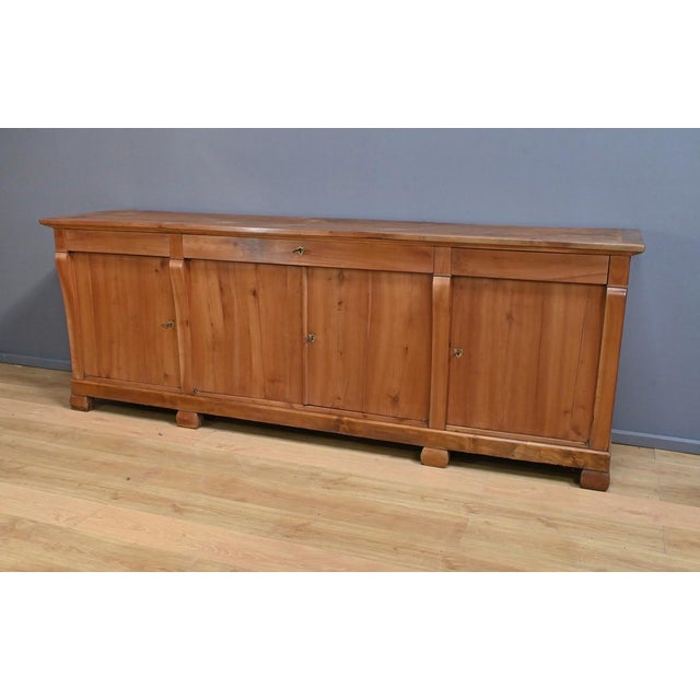Large Restoration Cherrywood Sideboard, Mid-19th Century, in Restored conditions. Designed 1890 to 1919