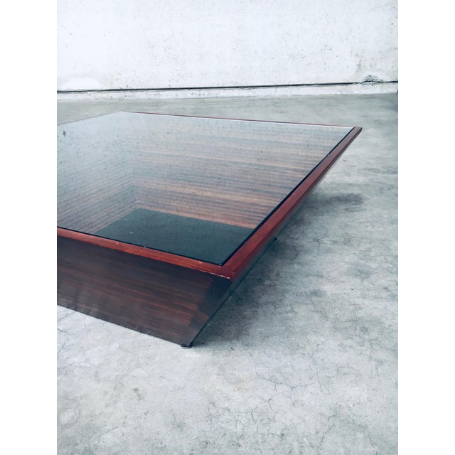 Postmodern Reverse Pyramid Coffee Table, 1980s For Sale - Image 11 of 18